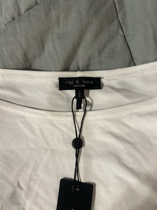 Rag & Bone Luca Shirred Short Sleeve Top - Picture 5 of 7